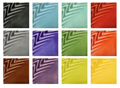 GLAZE AMACO TEACHERS PALETTE LIGHT CLASS PACK PINT SET OF 12