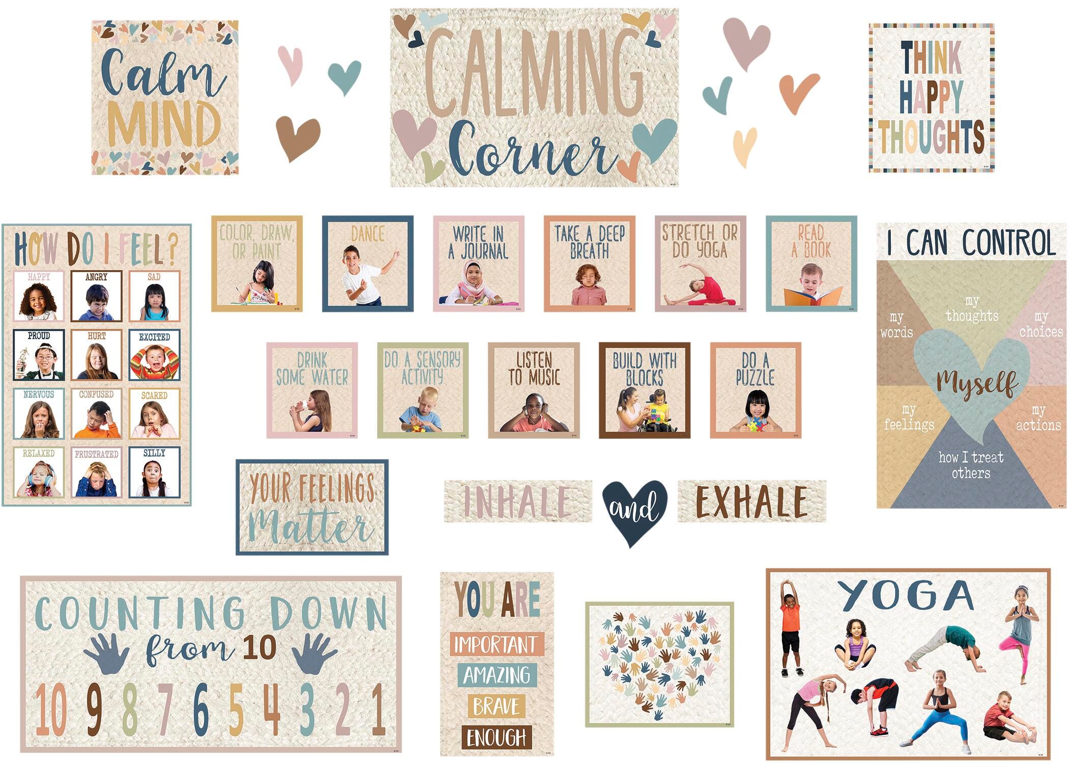 BULLETIN BOARD CALMING CORNER SET