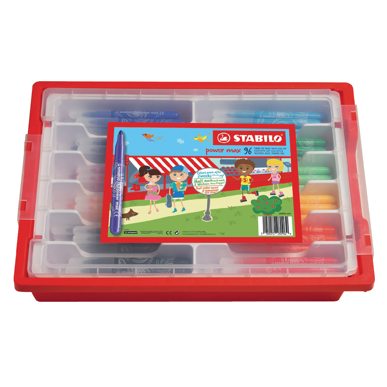 Stabilo Power Max Xl F/Tip Pen Pk96