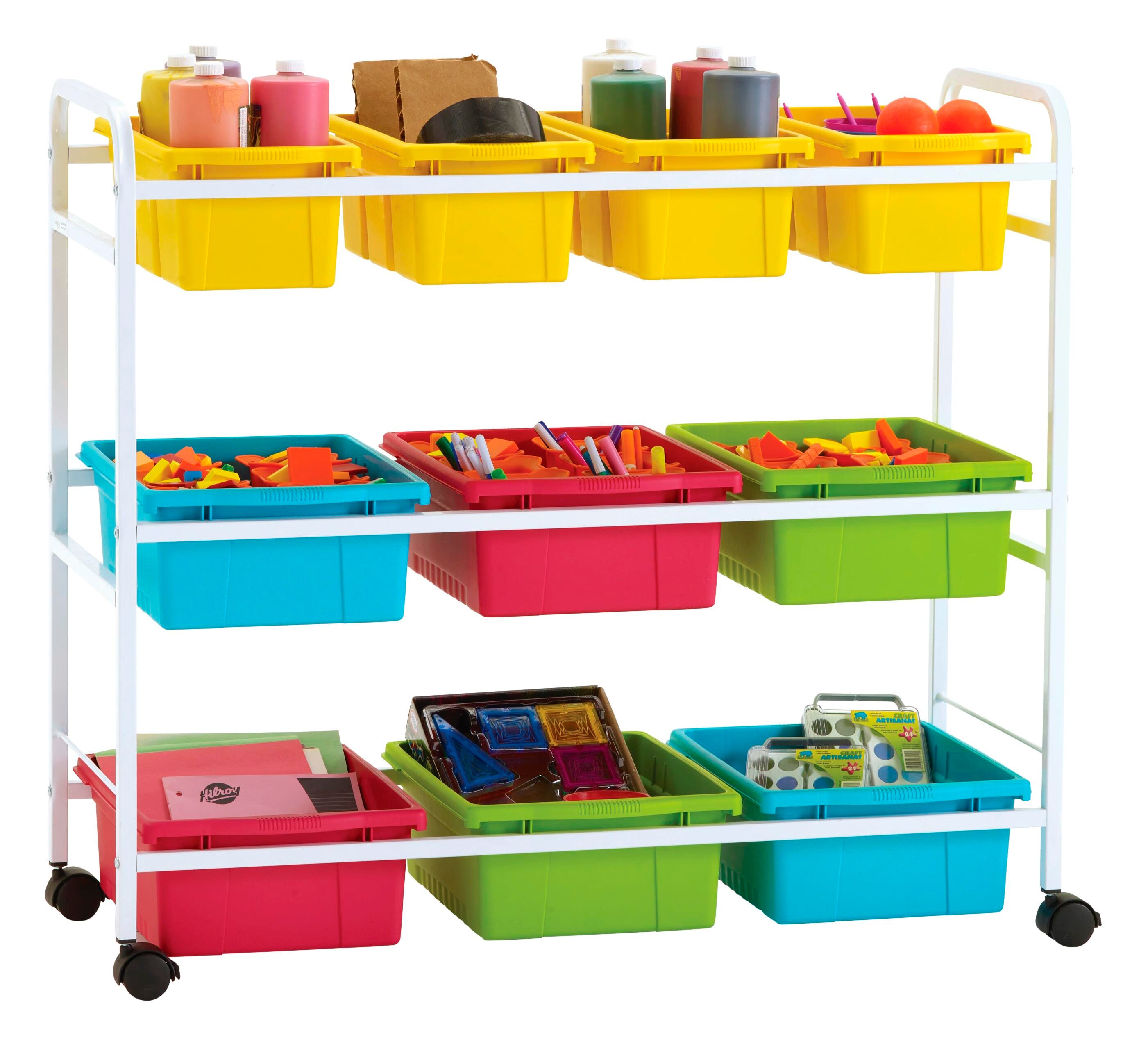 BOOK BROWSER CART WITH DELUXE TUB PACK