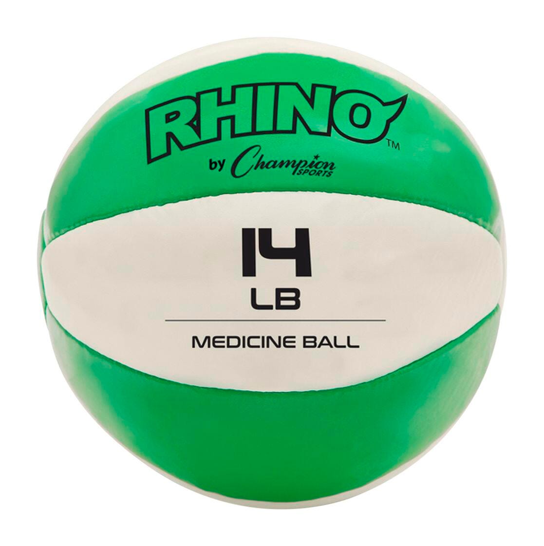 RHINO LEATHER MEDICINE BALL - 14 LBS
