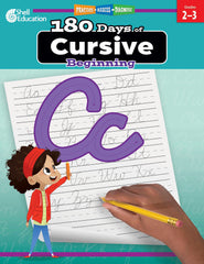 WORKBOOK 180 DAYS OF CURSIVE BEGINNING GRADES 2-3