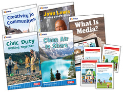 ICIVICS GRADE 3 COMMUNITY AND SOCIAL AWARENESS 5-BOOK SET AND GAME CARDS