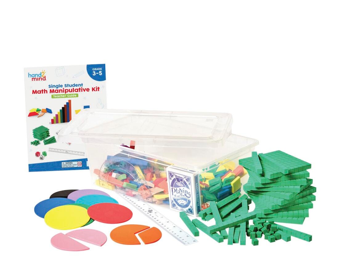 MANIPULATIVE KIT SINGLE STUDENT AGES 8+ SET OF 4
