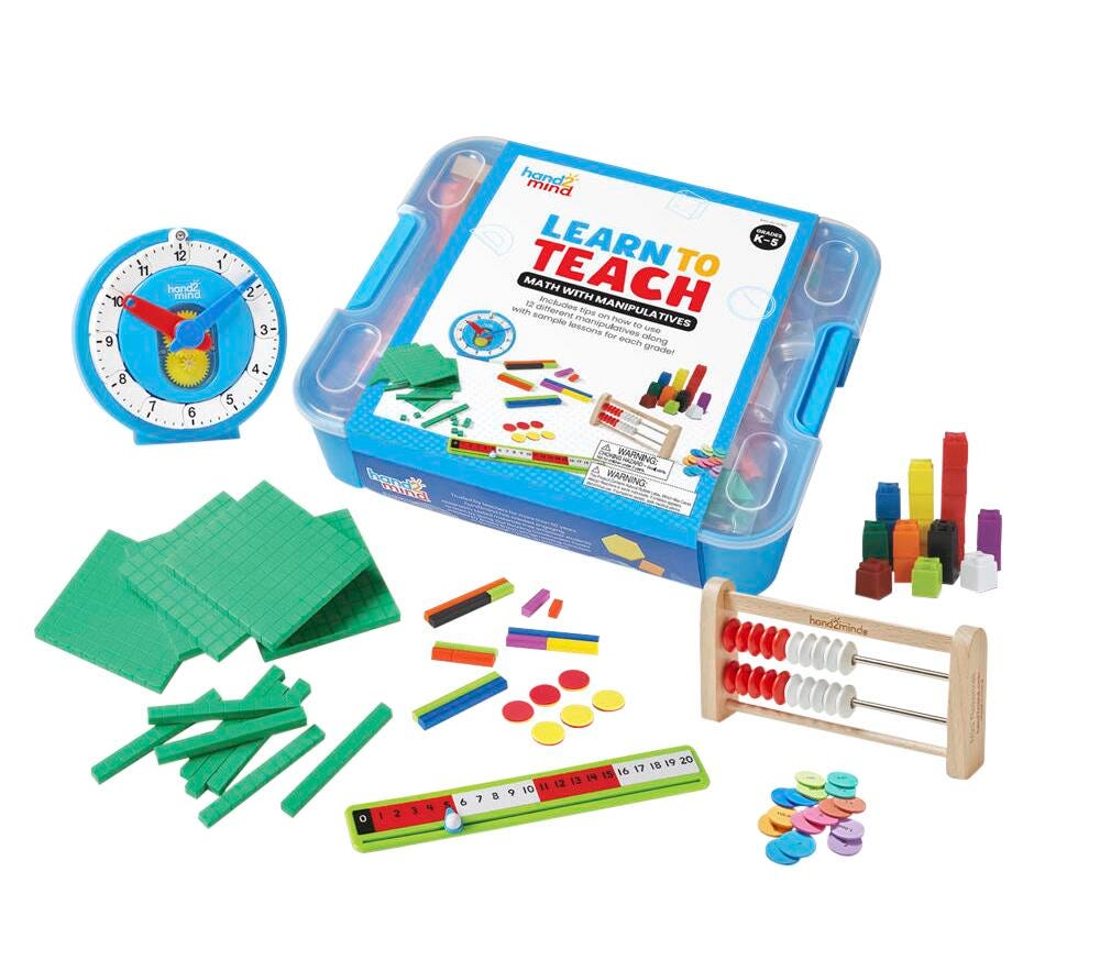 MANIPULATIVES MATH LEARN TO TEACH GRADES K-5