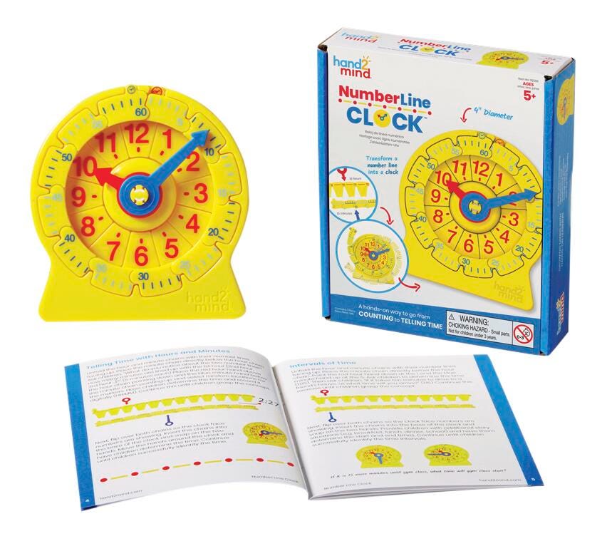 CLOCK NUMBERLINE EACH