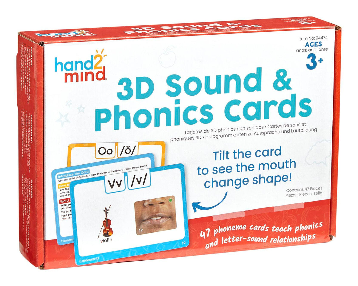 CARDS 3-D SOUND AND PHONICS SET