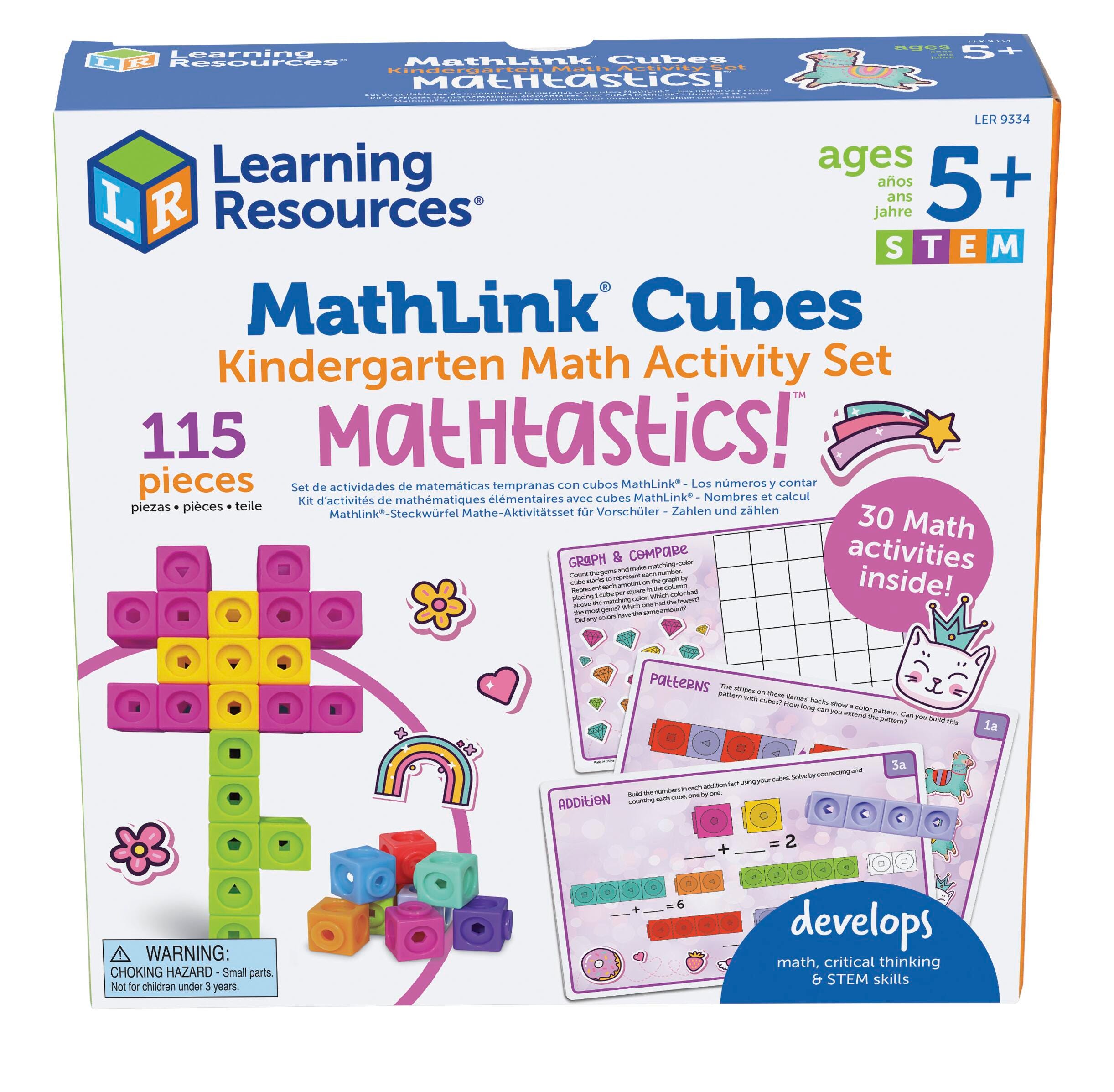 MATHLINK CUBES MATHMATICS SET GRADE K