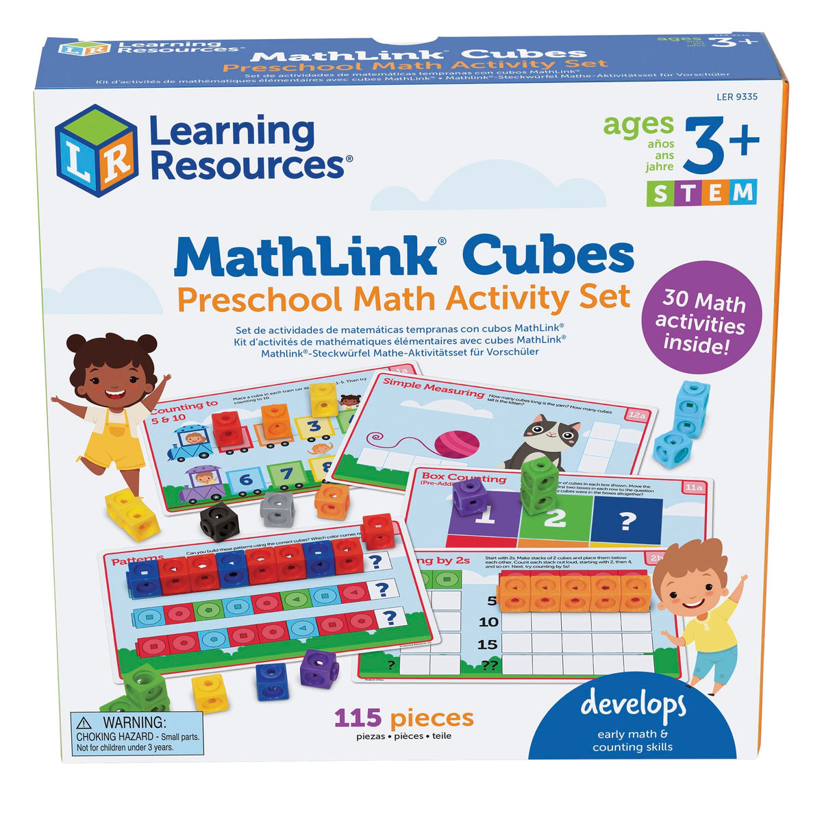 MATHLINK CUBES SET GRADE PREK