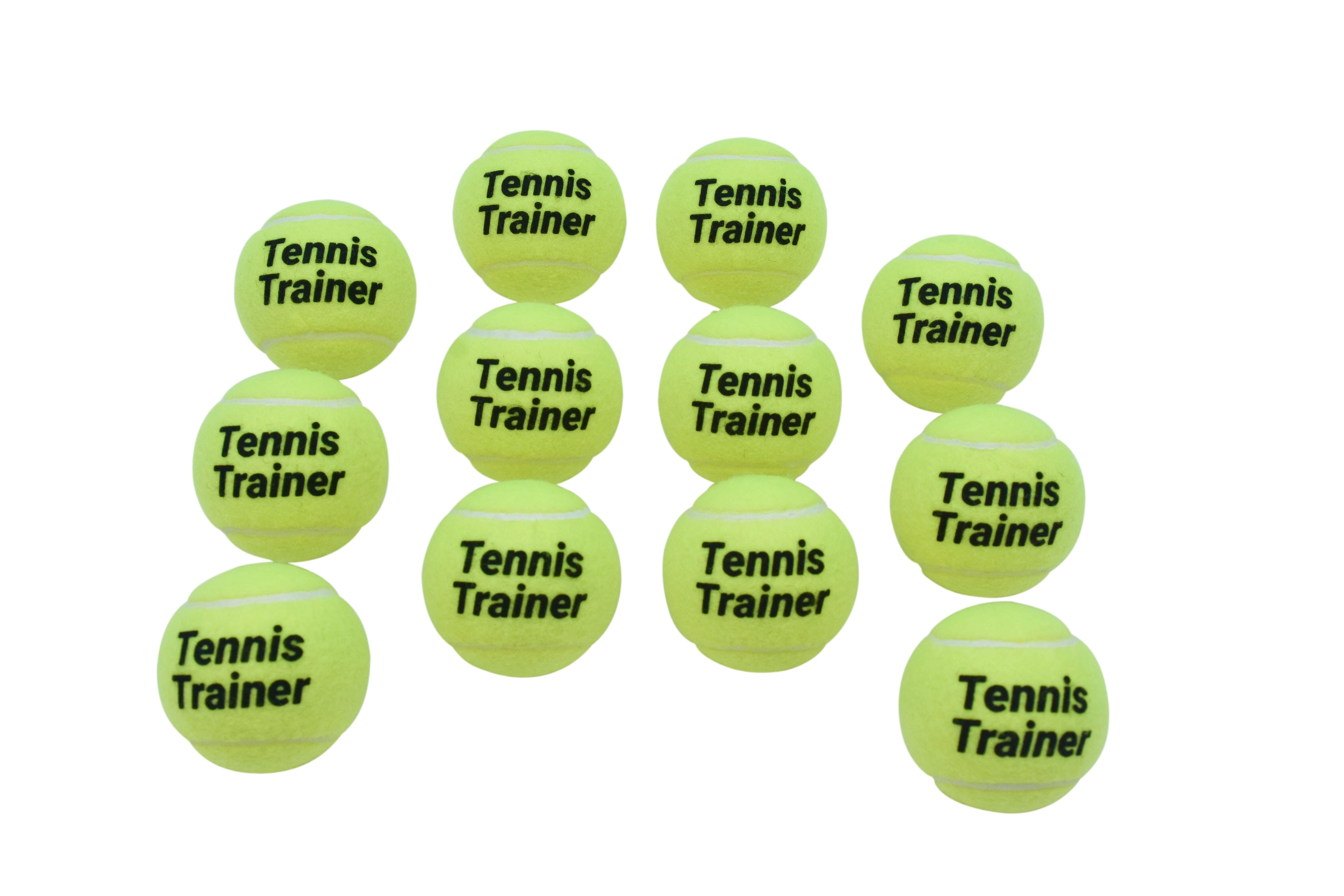SPORTIME PRESSURE-LESS TENNIS BALL TRAINERS - SET OF 12 - YELLOW