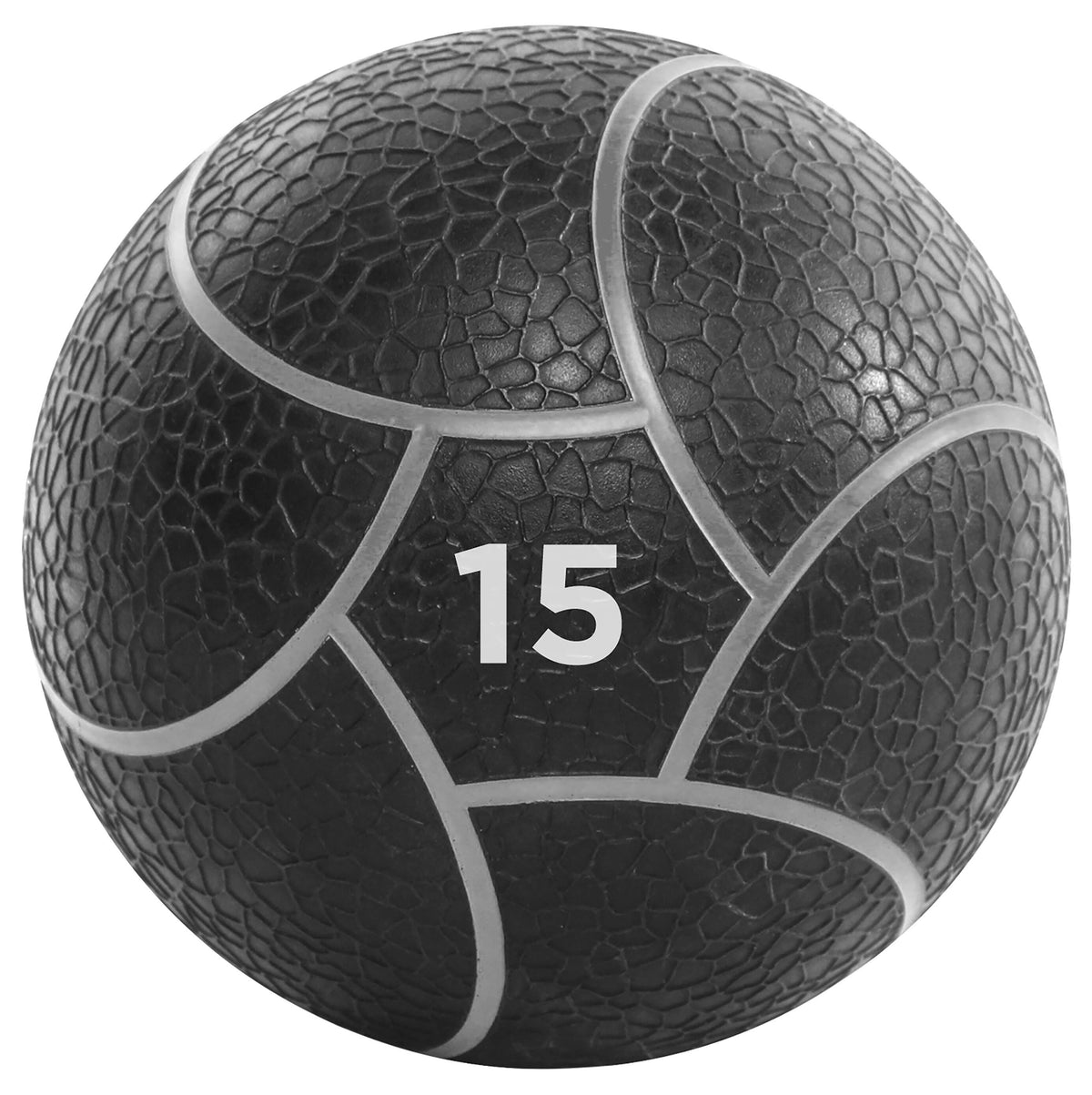 ELITE POWER MEDICINE BALL PRIME - 15 LBS - GRAY