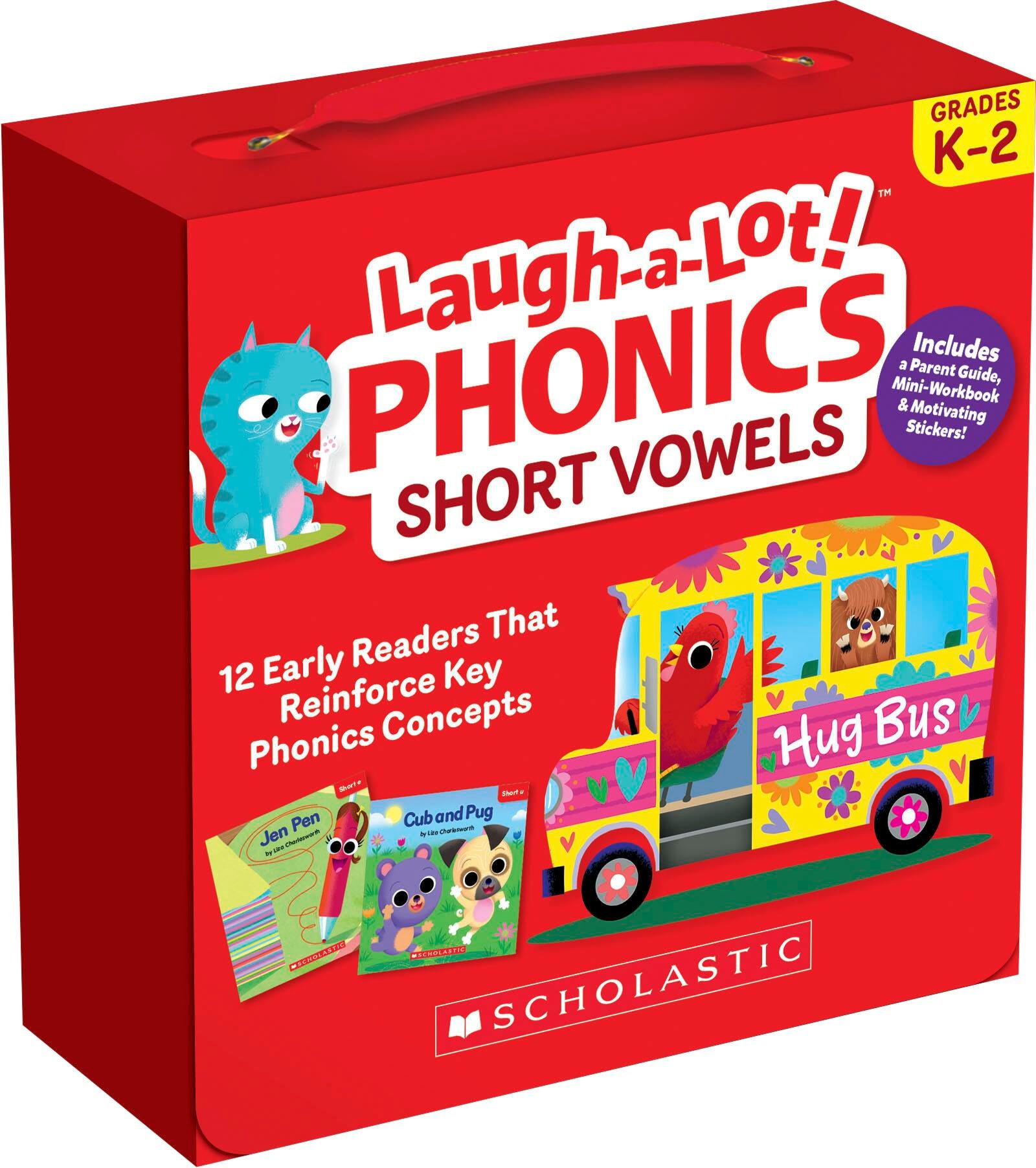 BOOKS LAUGH-A-LOT PHONICS SHORT VOWELS SINGLE SET GRADES K-2