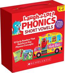 BOOKS LAUGH-A-LOT PHONICS SHORT VOWELS SINGLE SET GRADES K-2