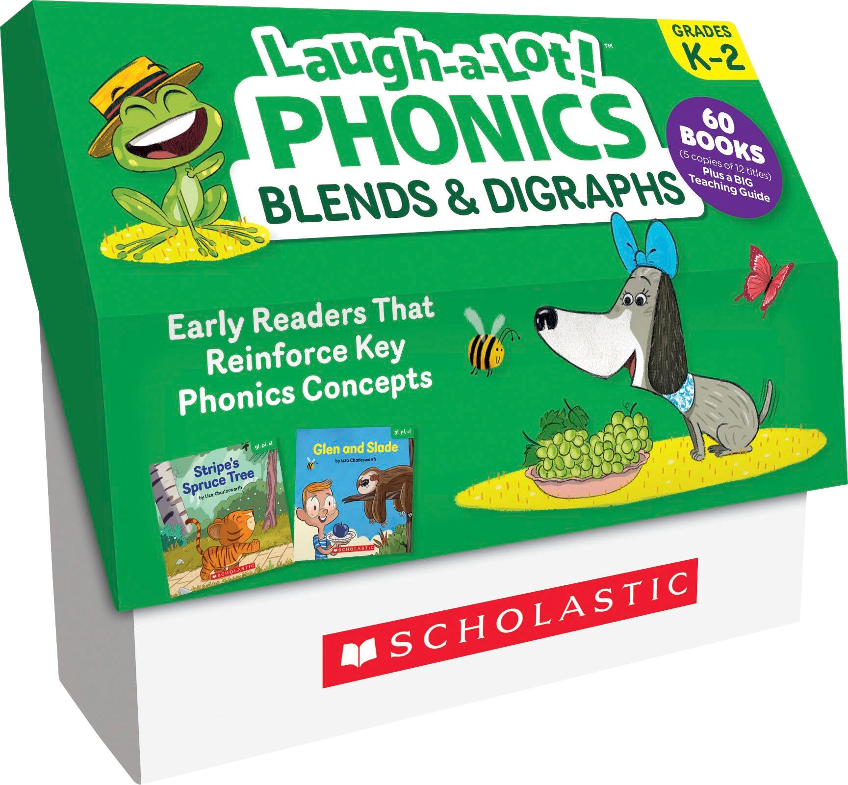 BOOKS LAUGH-A-LOT PHONICS BLENDS AND DIGRAPHS CLASS SET GRADES K-2