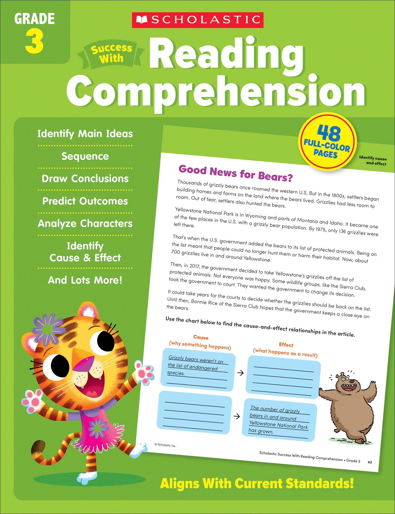 WORKBOOK SUCCESS WITH READING COMPREHENSION GRADE 3