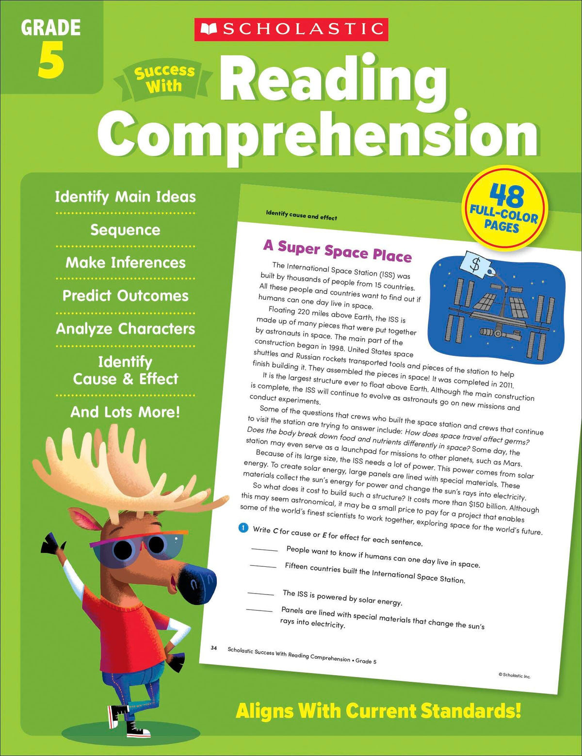 WORKBOOK SUCCESS WITH READING COMPREHENSION GRADE 5