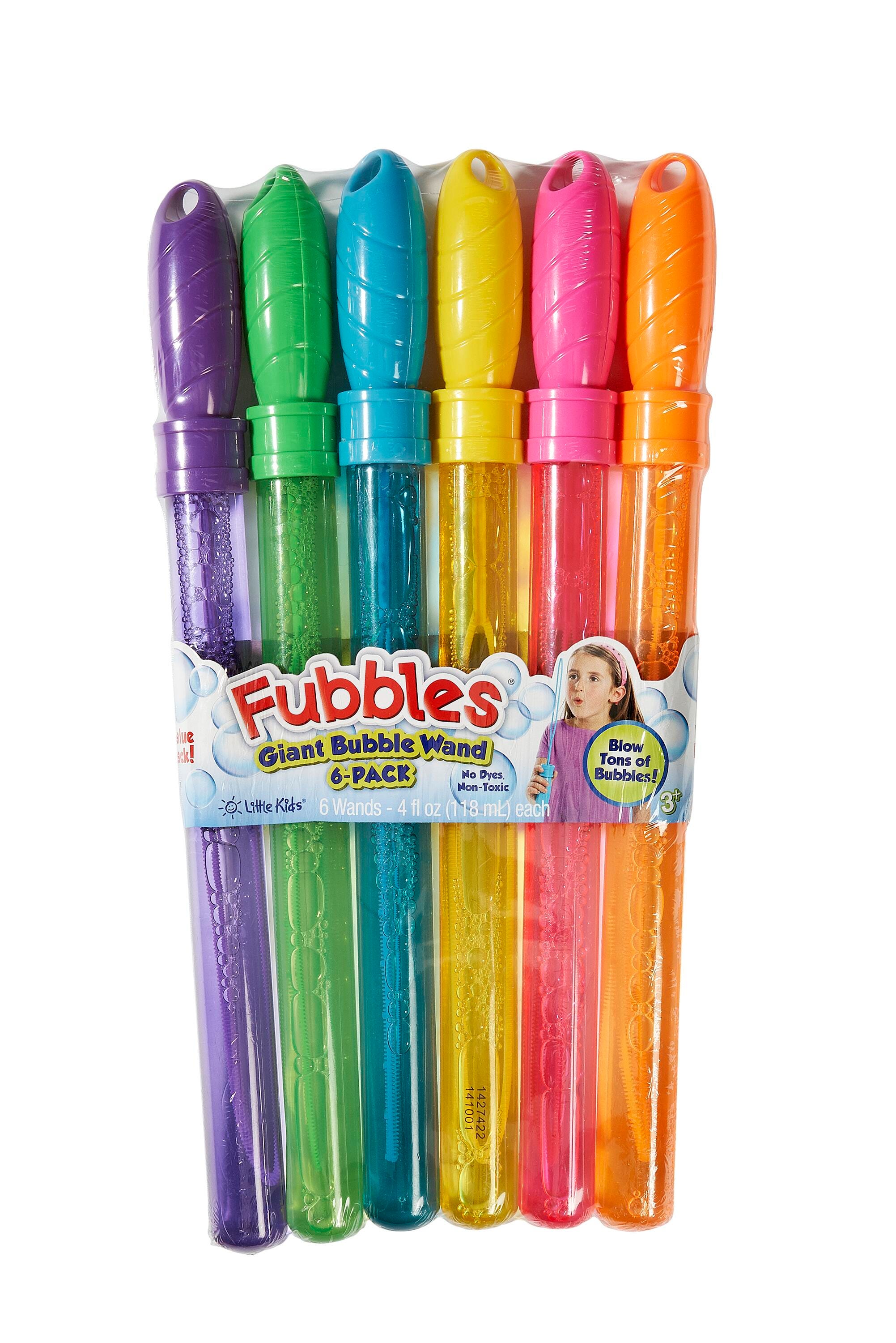 FUBBLES BUBBLE WANDS 4OZ. SET OF 6