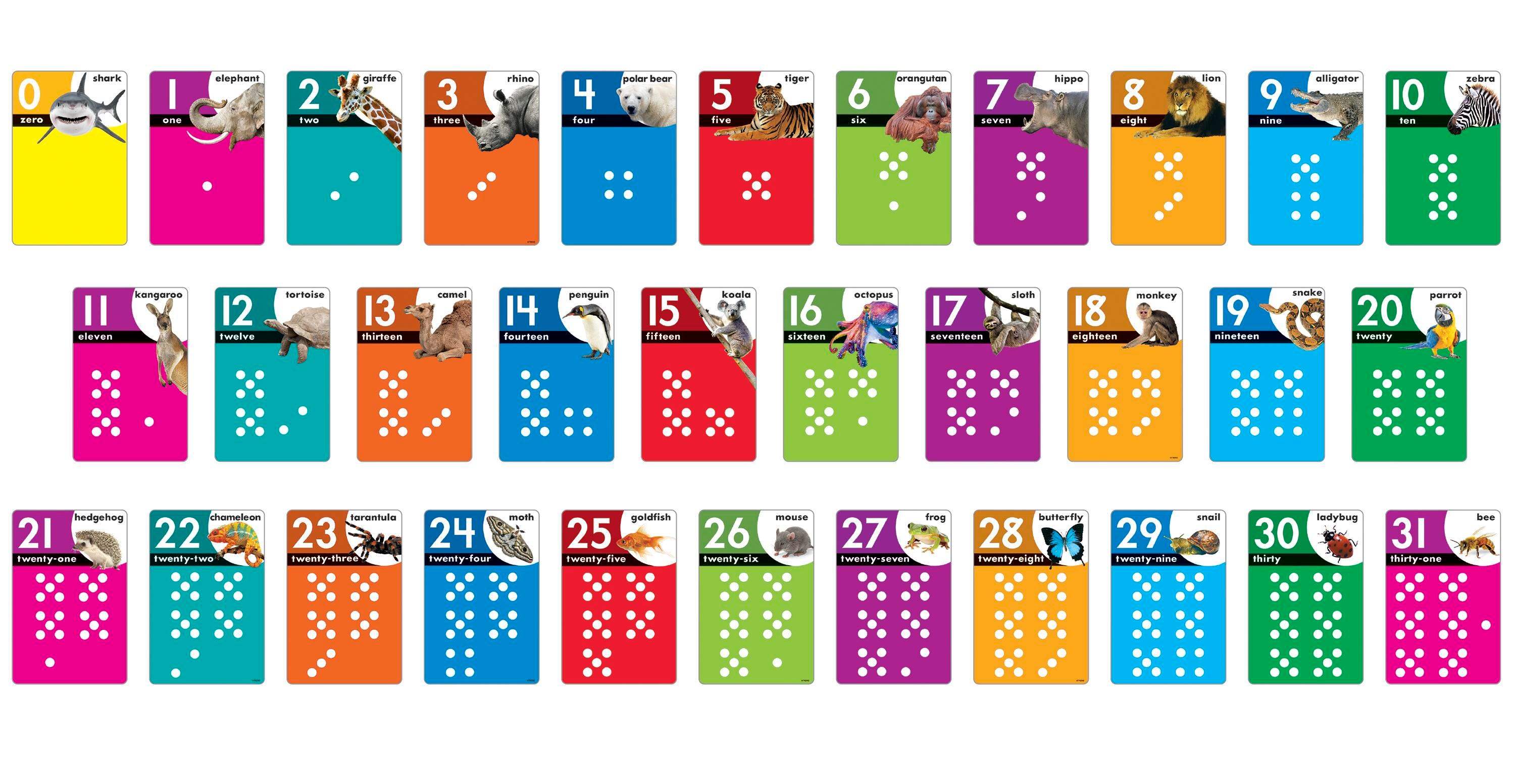 LEARNING SET ANIMALS COUNT 0-31