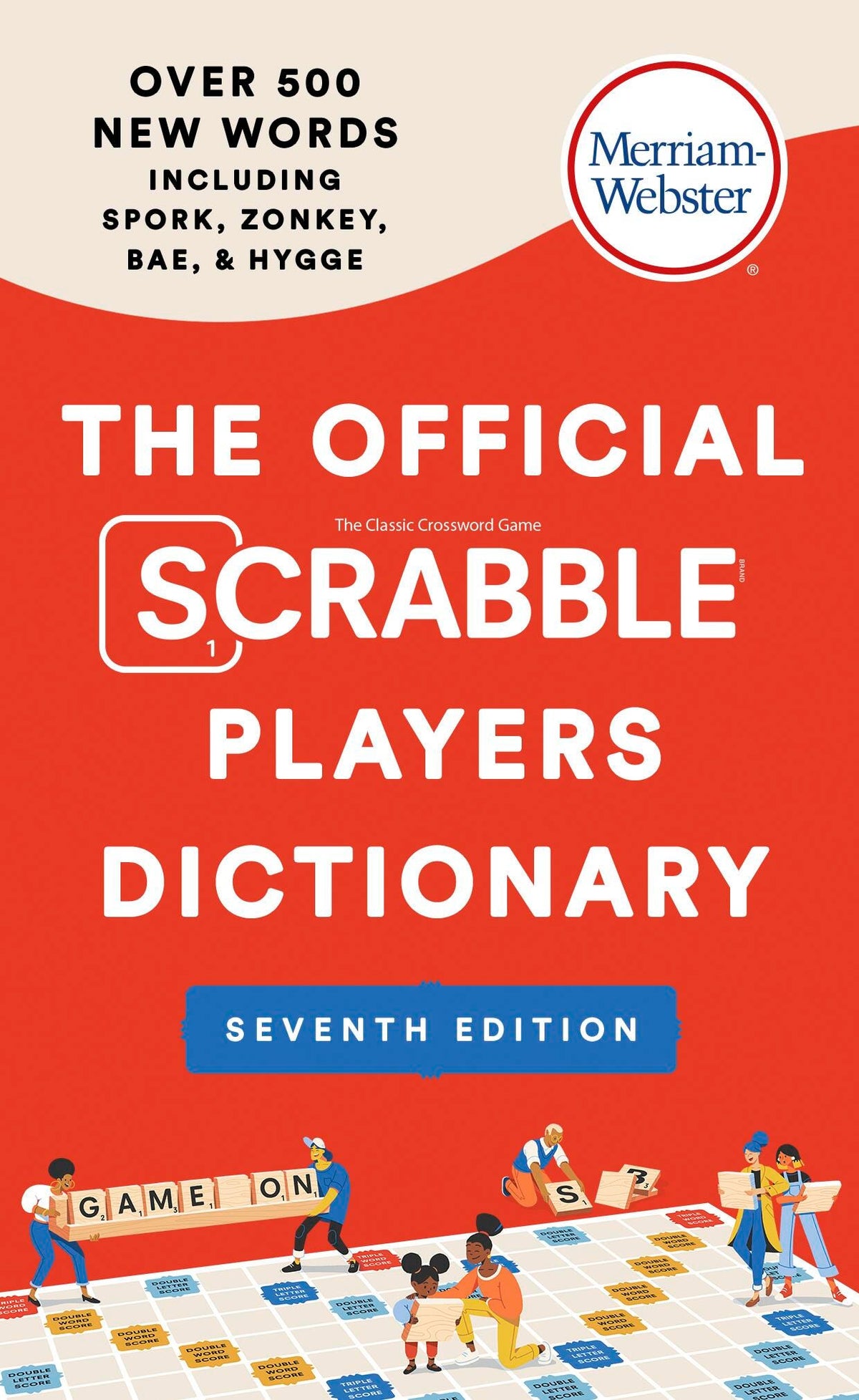 SCRABBLE PLAYERS DICTIONARY SEVENTH EDITION MASS MARKET PAPERBACK COPYRIGHT 2022
