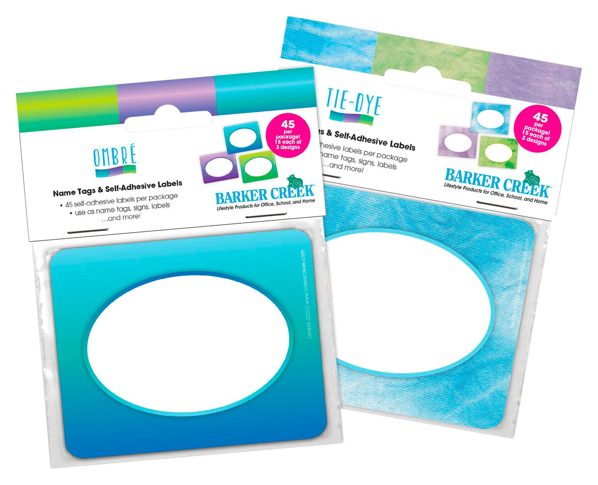 NAME TAG TIE-DYE AND OMBRE SET