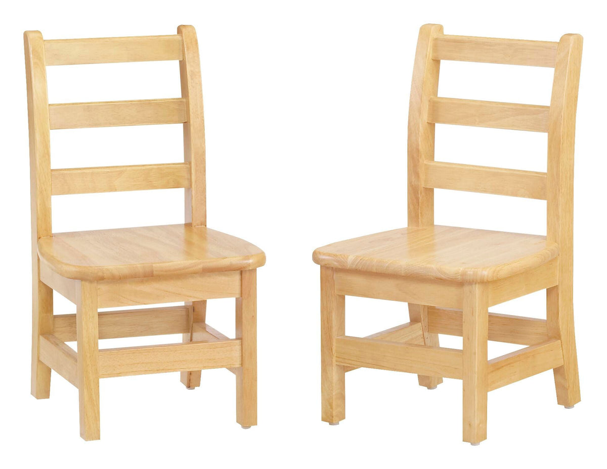 JONTI-CRAFT KYDZ - LADDERBACK CHAIR - SET OF 2 - 8 IN - SPECIFY SEAT COLOR