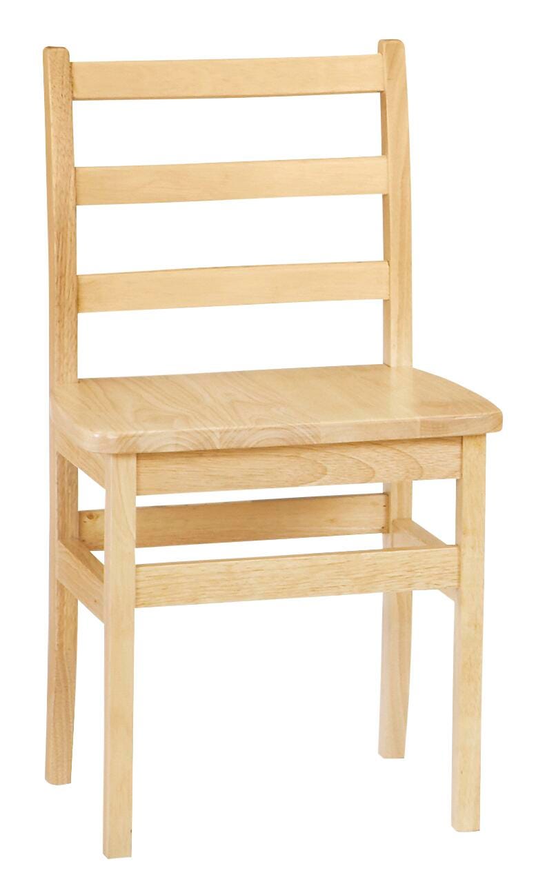 JONTI-CRAFT LADDERBACK CHAIR - 16 IN SEAT - 16 X 16 X 29 INCHES