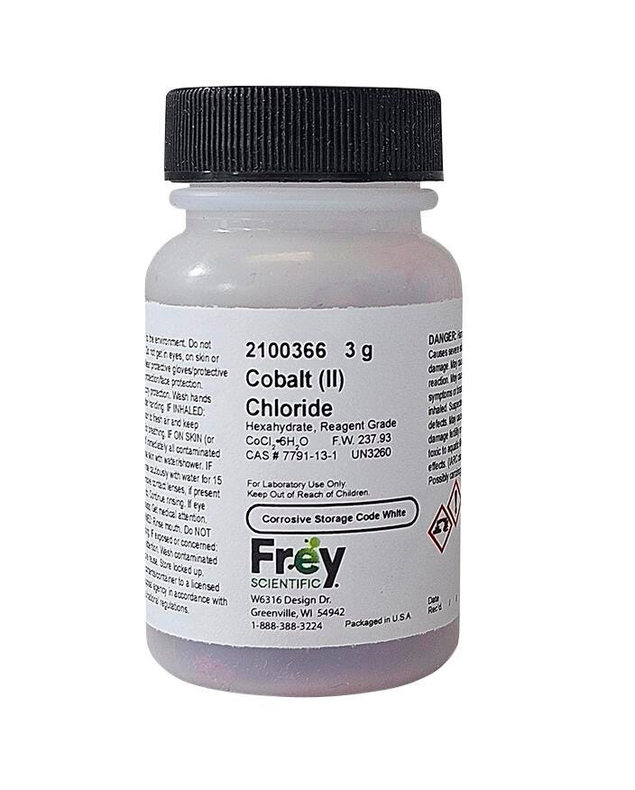 CHEM COBALT II CHLORIDE HEXAHYDRATE RG 3G