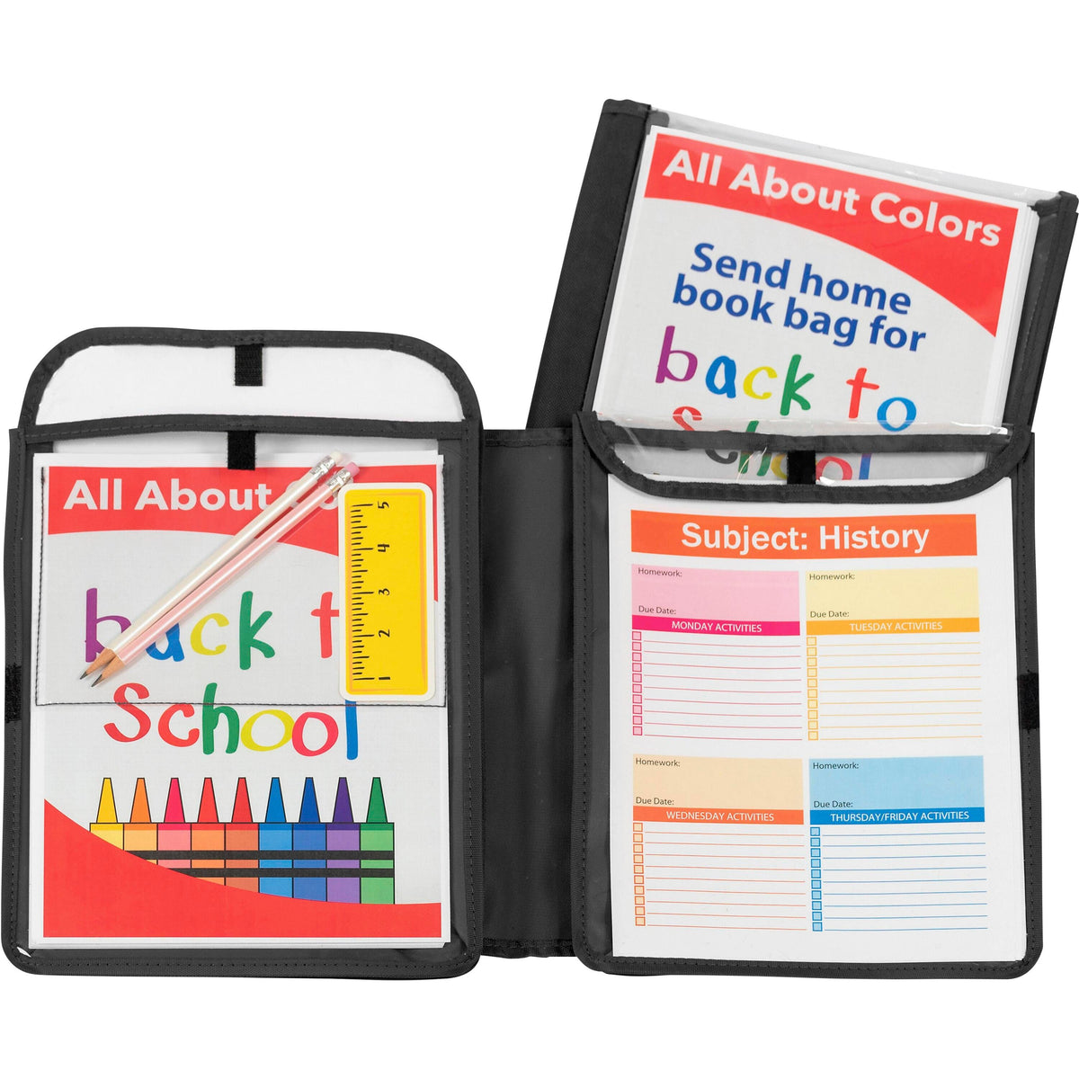 FOLDER HOMEWORK CONNECTOR FOLDER BLACK C-LINE 33001