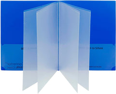 FOLDER SCHOOL TO HOME FOLDER BLUE C-LINE 32305
