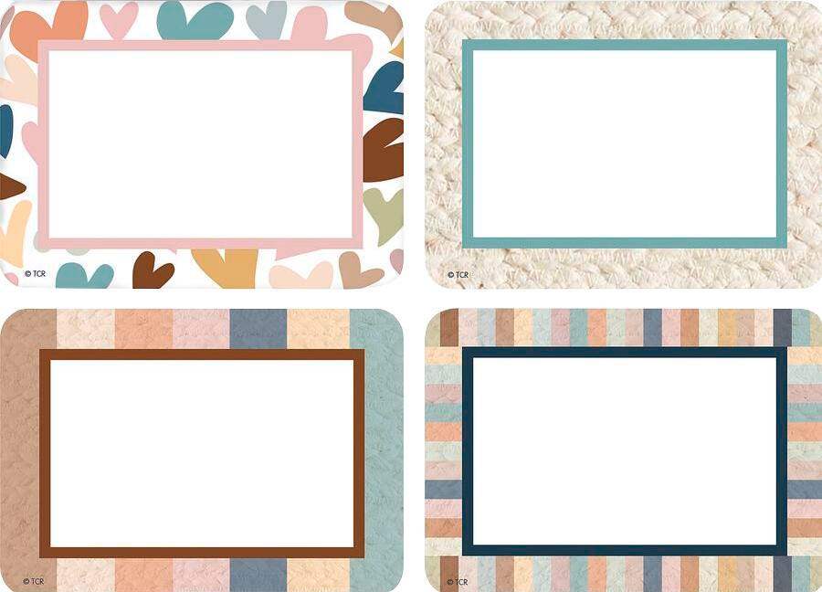 NAME TAGS EVERYONE IS WELCOME SET OF 36