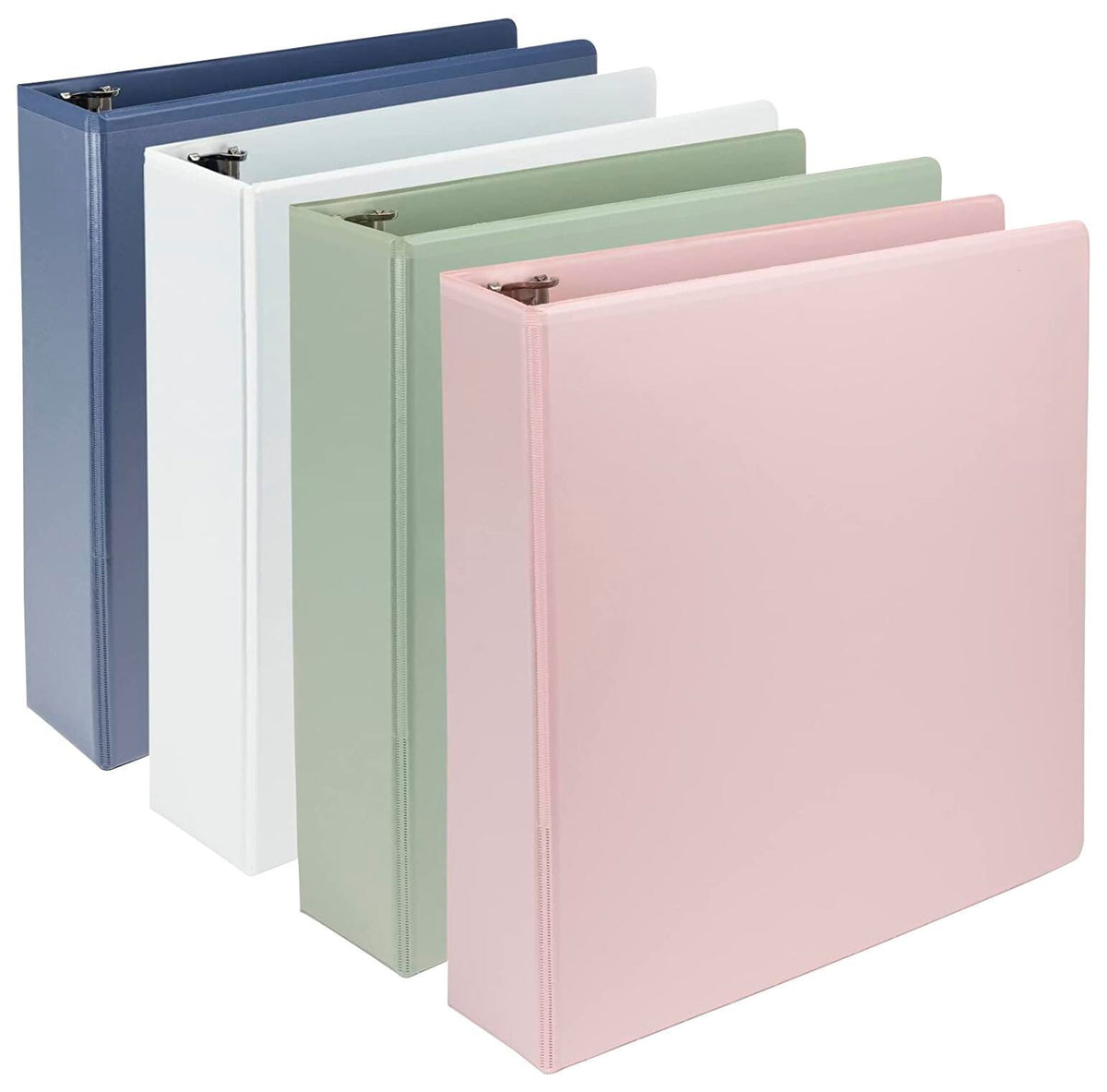 BINDER VIEW D-RING EARTH CHOICE 2 IN ASST COLOR PK OF 4