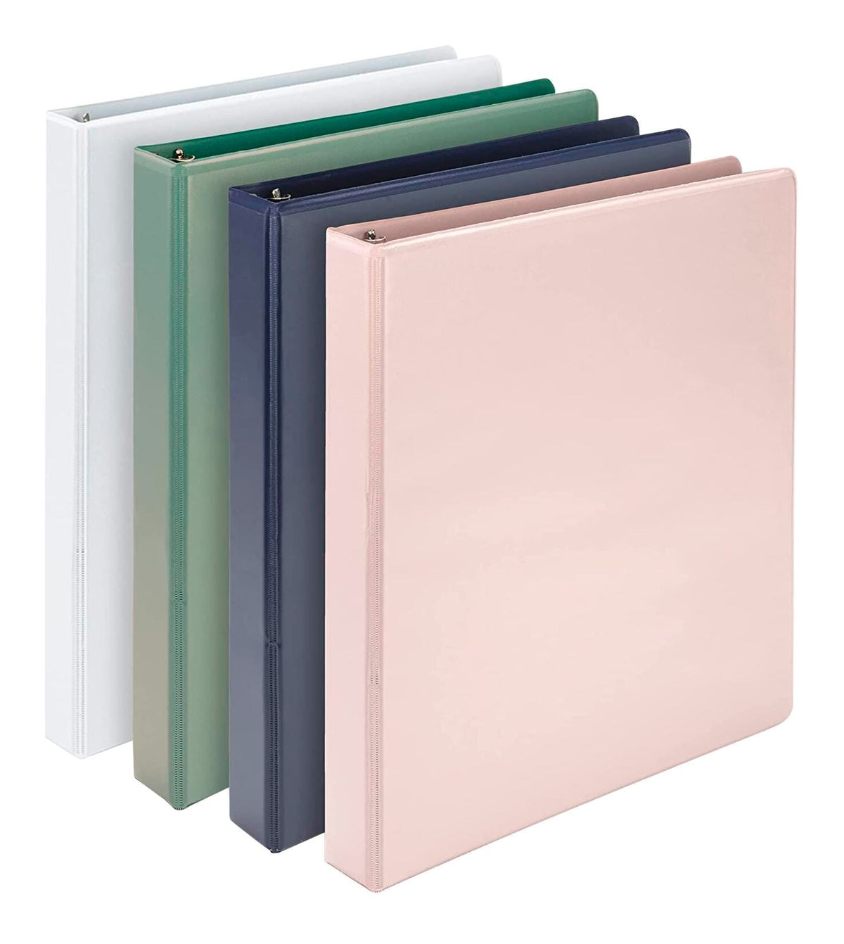 BINDER VIEW D-RING EARTH CHOICE 1 IN ASST COLOR PK OF 4