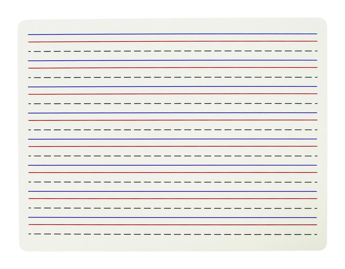DRY ERASE RULED AND PLAIN TWO SIDED BOARD 9X12 EACH