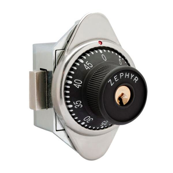 LOCK - BUILT IN COMBINATION LOCK WITH MANUAL DEAD BOLT FOR DOORS WITH HINGE ON THE RIGHT - PK/10