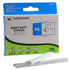 STAPLES HEAVY DUTY #4 SUREBONDER 1/4 IN PACK OF 1250