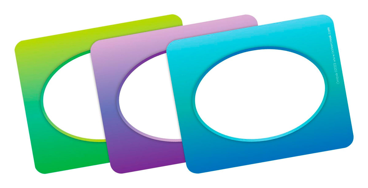 NAME TAGS OMBRE SET OF 45