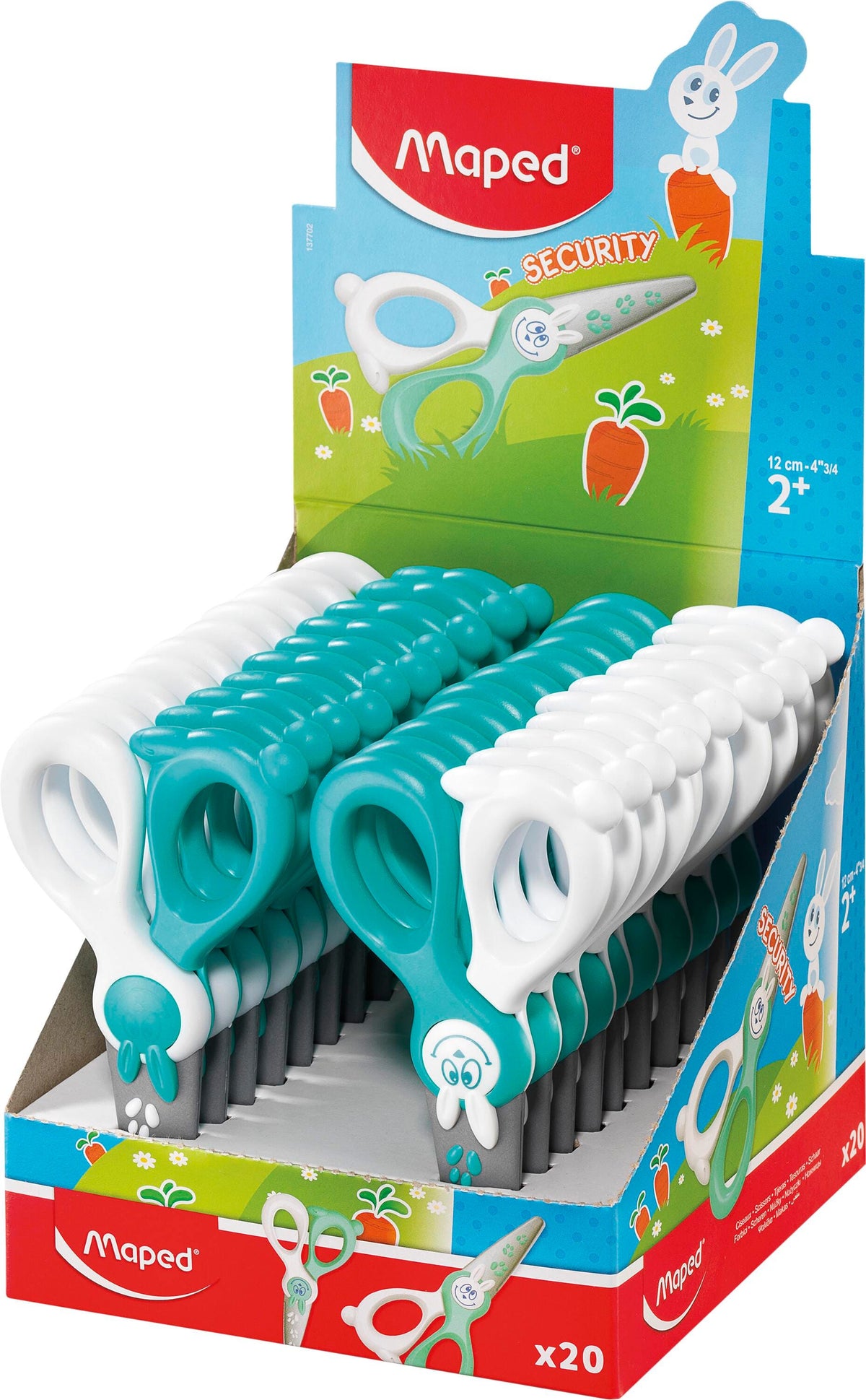 SCISSORS MAPED KIDICUT PACK OF 20