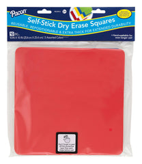 DRY ERASE SQUARES PACON SELF-STICK PACK OF 10