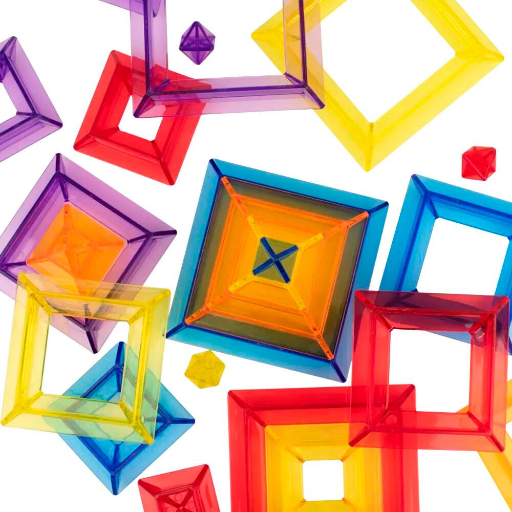 TRANSLUCENT STACKING PYRAMIDS