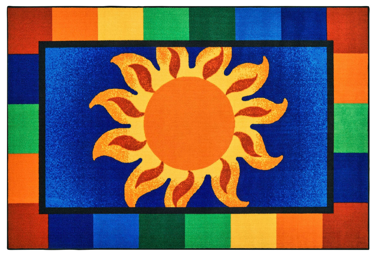 CARPETS FOR KIDS - KIDSVALUE SUNNY DAY - 4 FT X 6 FT RECTANGLE