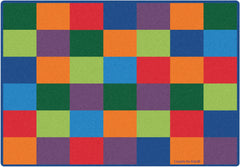 CARPETS FOR KIDS - KIDSOFT BLOCKS SEATING - 6 FT X 9 FT RECTANGLE - PRIMARY