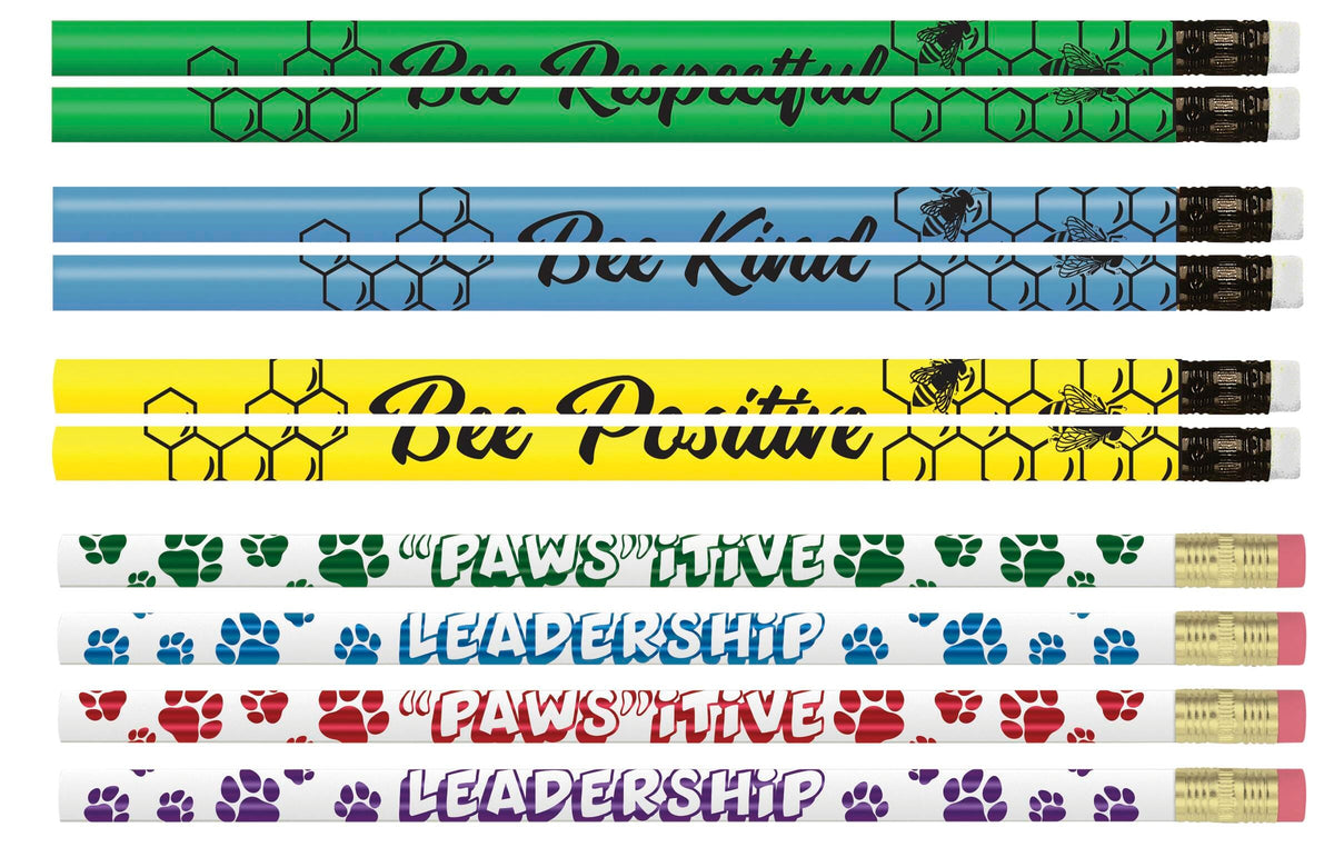 PENCIL AWARD POSITIVE MIX PACK OF 144