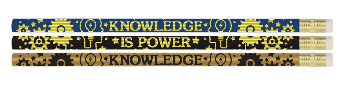 PENCILS AWARD KNOWLEDGE IS POWER PENCIL PACK OF 12