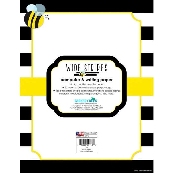 PAPER COMPUTER WD STRP BEE 8.5X11 IN 50 SHTS