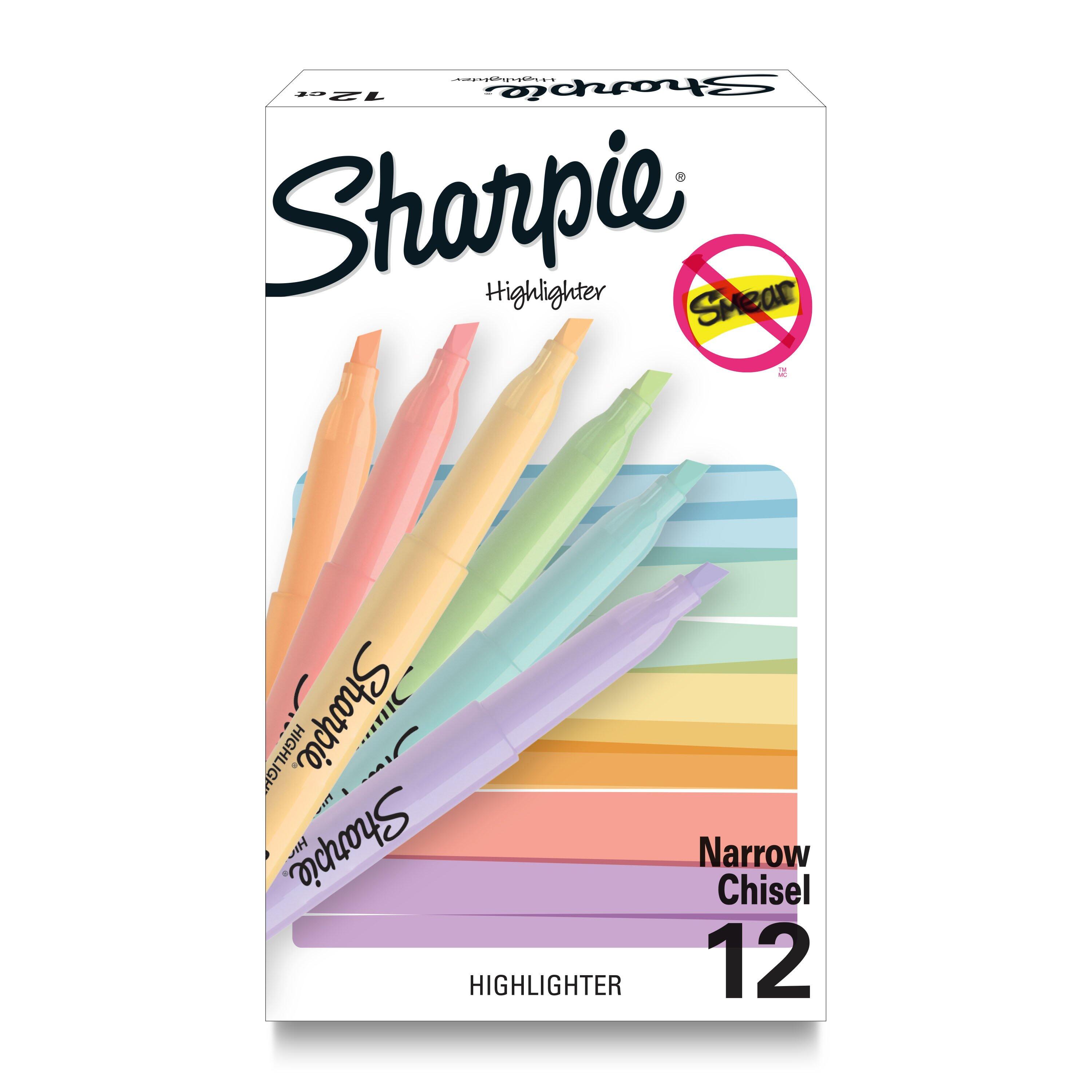 HIGHLIGHTER SHARPIE POCKET PASTEL ASST SET OF 12