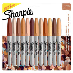 MARKER SHARPIE FINE PORTRAIT COLORS SET OF 12