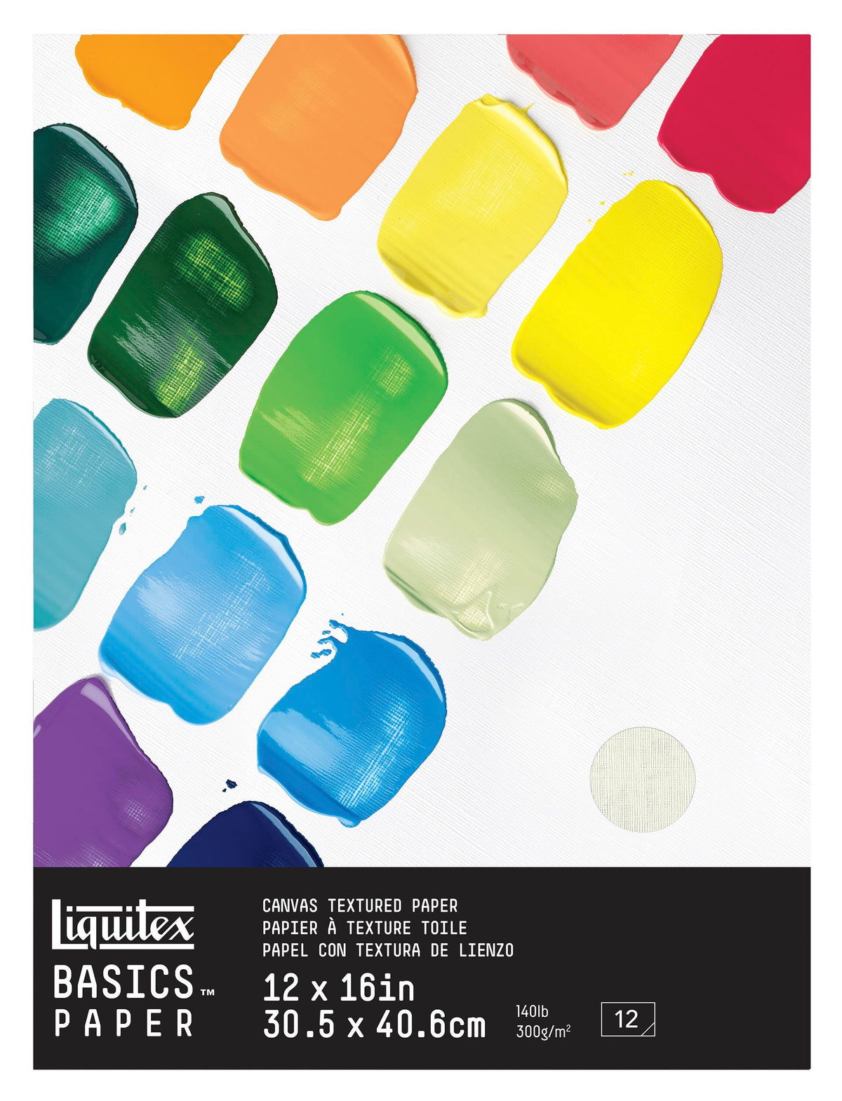 PAPER PAD LIQ BSC 12 X 16 IN 140 LB 12 SHT