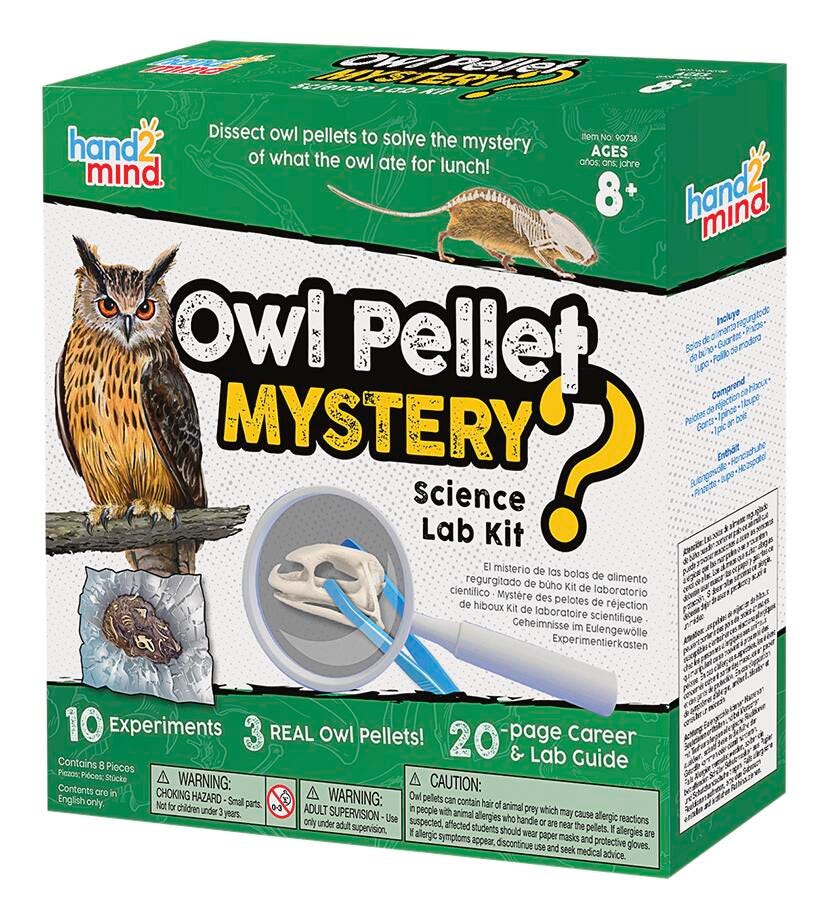 HAND2MIND OWL PELLET MYSTERY SCIENCE LAB KIT GRADES 3 TO 12