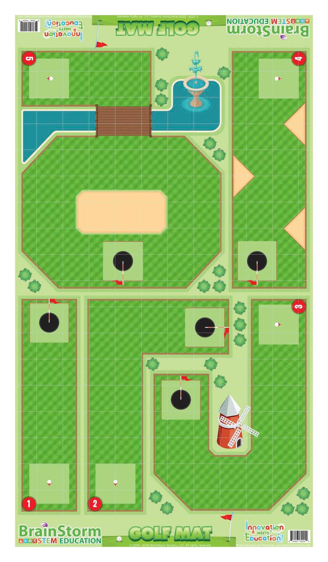 BRAINSTORM GOLF ROBOTICS MAT