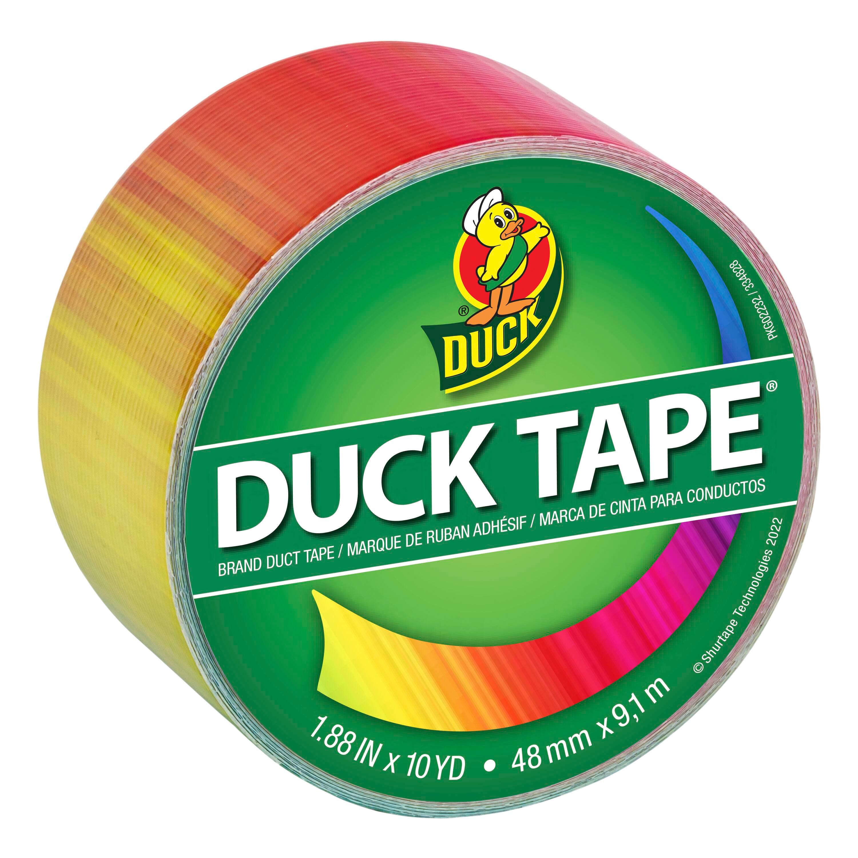 TAPE DUCK RAINBOW COLORS 1.88 IN X10 YD